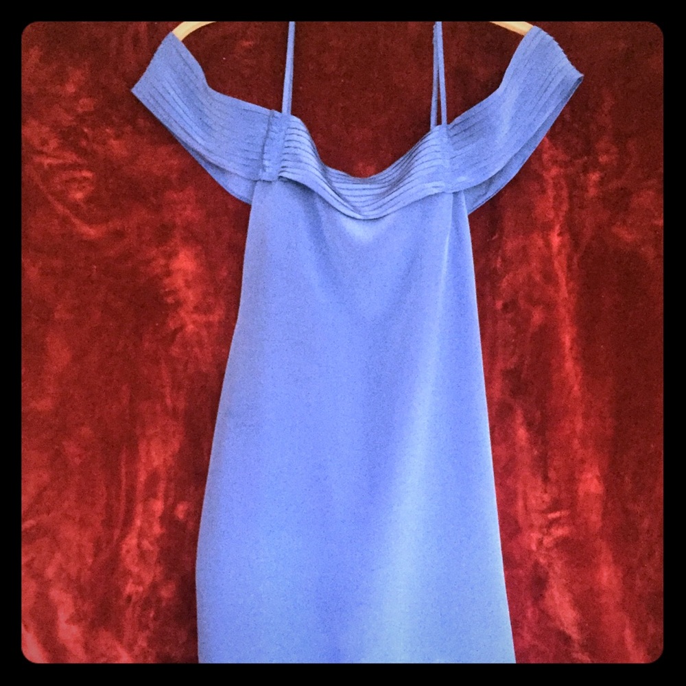 Never worn BCBG blue dress